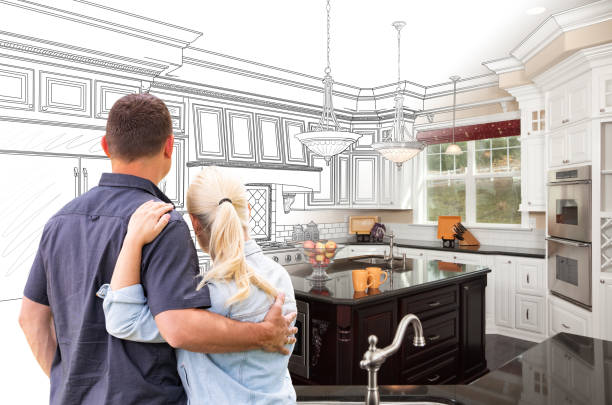 Professional Kitchen Island Installation technician working in Stevenson, MD
